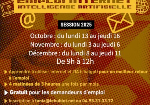 Ateliers Emploi Internet IA – Gratuit
