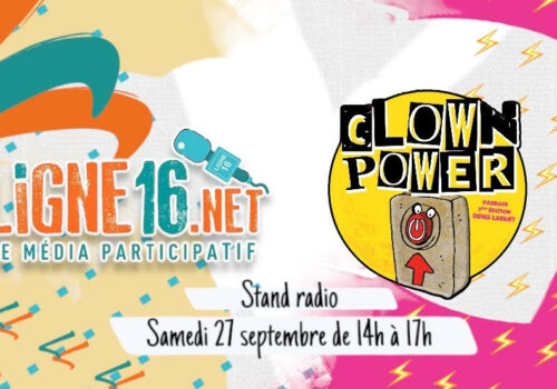 Stand radio Ligne16 à Clown Power – Sam. 27 sept. 2025